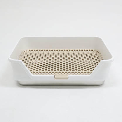 ROOLY Stainless Rabbit Litter Box - Low Entrance