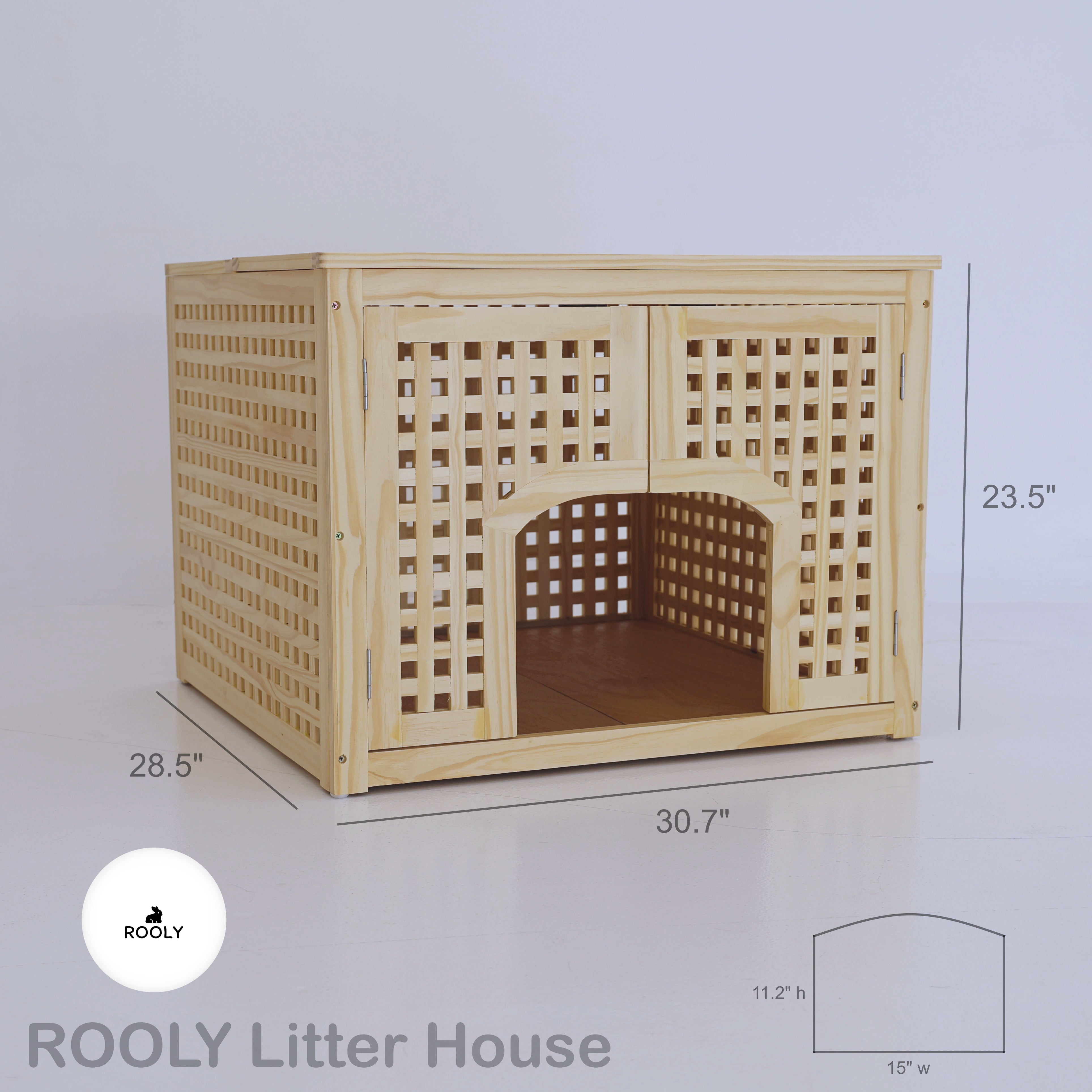 ROOLY Litter Enclosure (Free Shipping -USA)