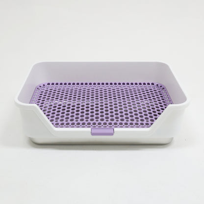 ROOLY Stainless Rabbit Litter Box - Low Entrance