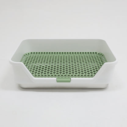 ROOLY Stainless Rabbit Litter Box - Low Entrance